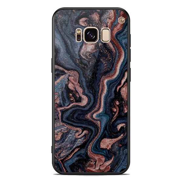 Marble Series Soft Phone Case - Premium Glass Case - Design 4 - Samsung Galaxy S8 Plus