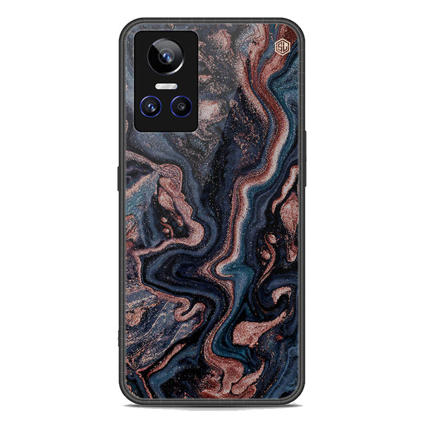 Marble Series Soft Phone Case - Premium Glass Case - Design 4 - Realme GT Neo 3