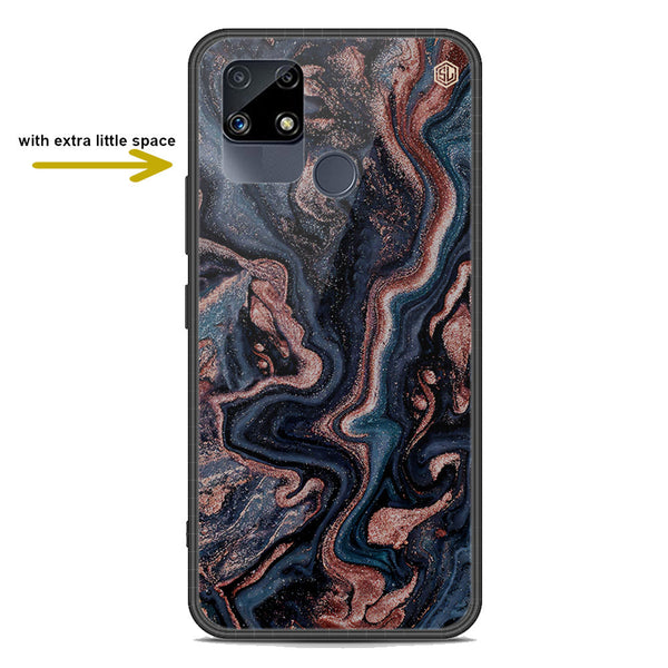 Marble Series Soft Phone Case - Premium Glass Case - Design 4 - Realme Narzo 20