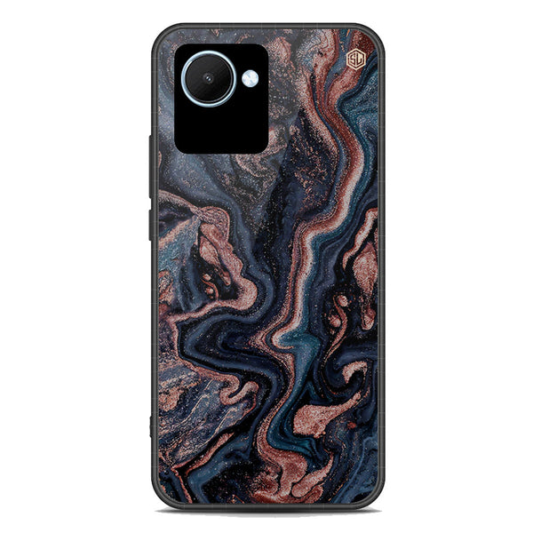 Marble Series Soft Phone Case - Premium Glass Case - Design 4 - Realme C30s