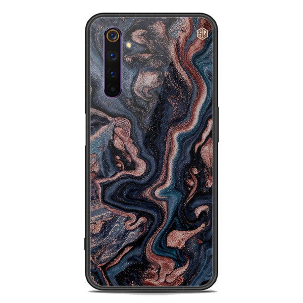 Marble Series Soft Phone Case - Premium Glass Case - Design 4 - Realme 6 Pro