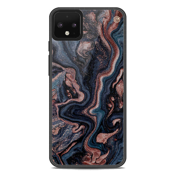 Marble Series Soft Phone Case - Metal Case - Design 4 - Google Pixel 4