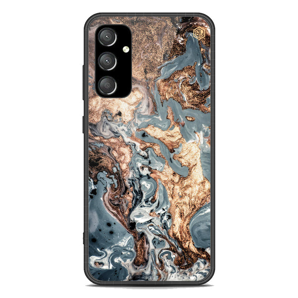 Marble Series Soft Phone Case - Premium Glass Case - Design 5 - Samsung Galaxy A35