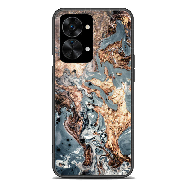 Marble Series Soft Phone Case - Premium Glass Case - Design 5 - OnePlus Nord 2T