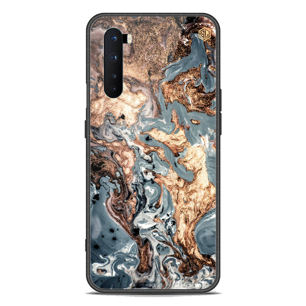 Marble Series Soft Phone Case - Premium Glass Case - Design 5 - OnePlus Nord