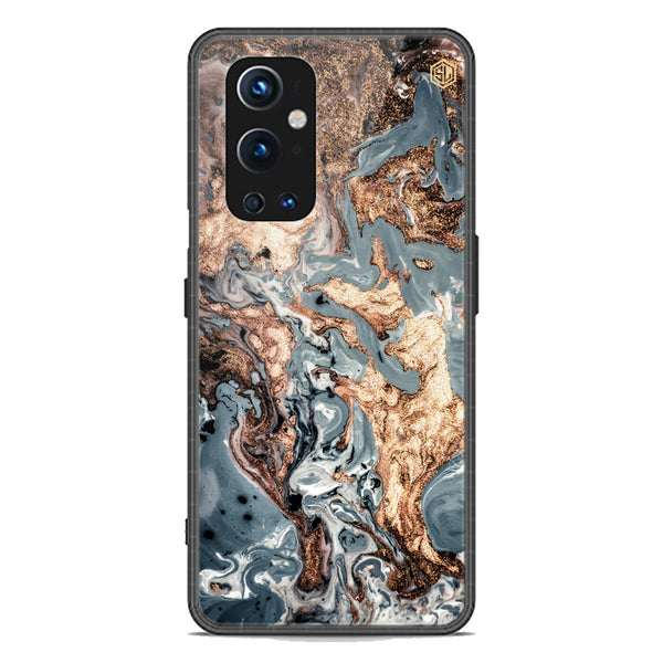 Marble Series Soft Phone Case - Premium Glass Case - Design 5 - OnePlus 9 Pro