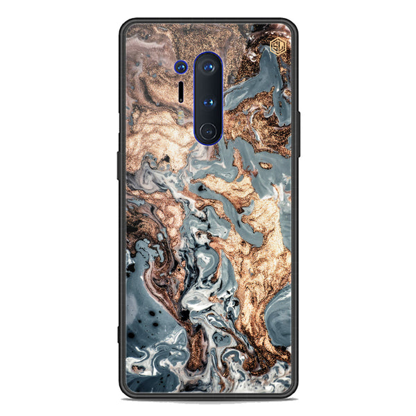 Marble Series Soft Phone Case - Premium Glass Case - Design 5 - OnePlus 8 Pro