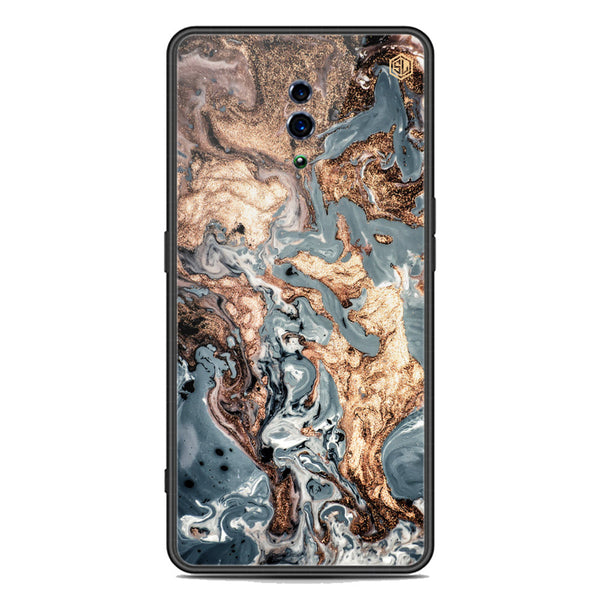 Marble Series Soft Phone Case - Premium Glass Case - Design 5 - Oppo Reno