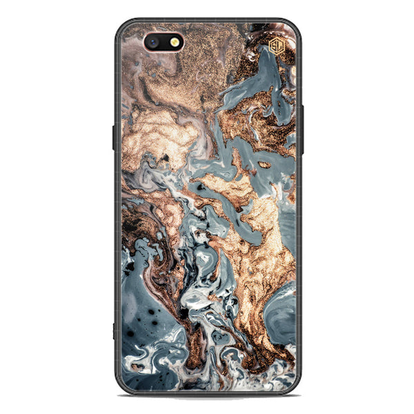 Marble Series Soft Phone Case - Premium Glass Case - Design 5 - Oppo F3