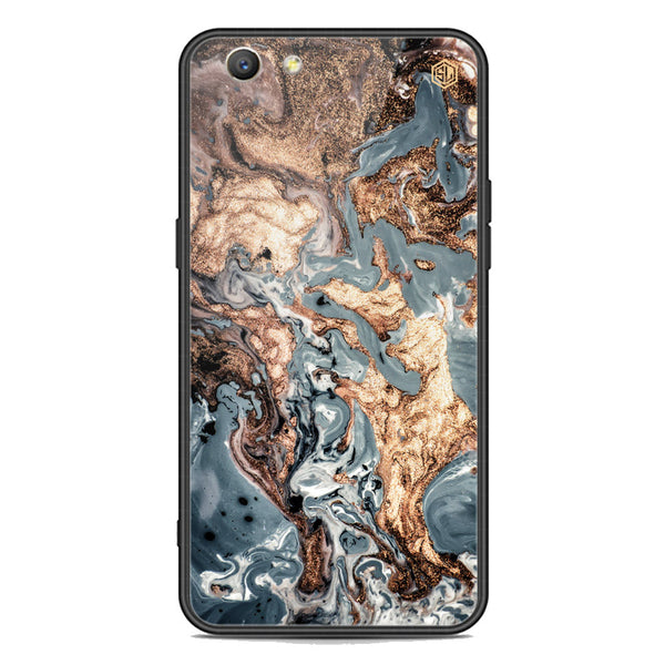 Marble Series Soft Phone Case - Premium Glass Case - Design 5 - Oppo A59