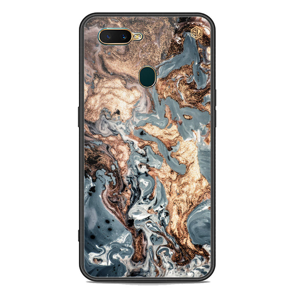 Marble Series Soft Phone Case - Premium Glass Case - Design 5 - Oppo A12s