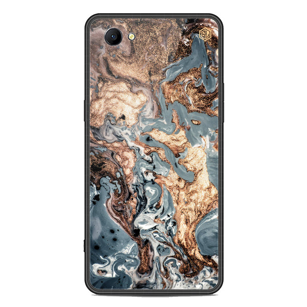 Marble Series Soft Phone Case - Premium Glass Case - Design 5 - Oppo A3