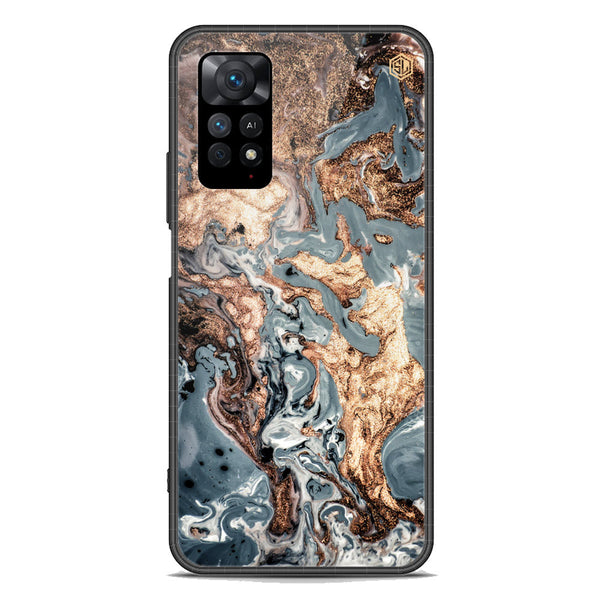 Marble Series Soft Phone Case - Premium Glass Case - Design 5 - Xiaomi Redmi Note 11E Pro