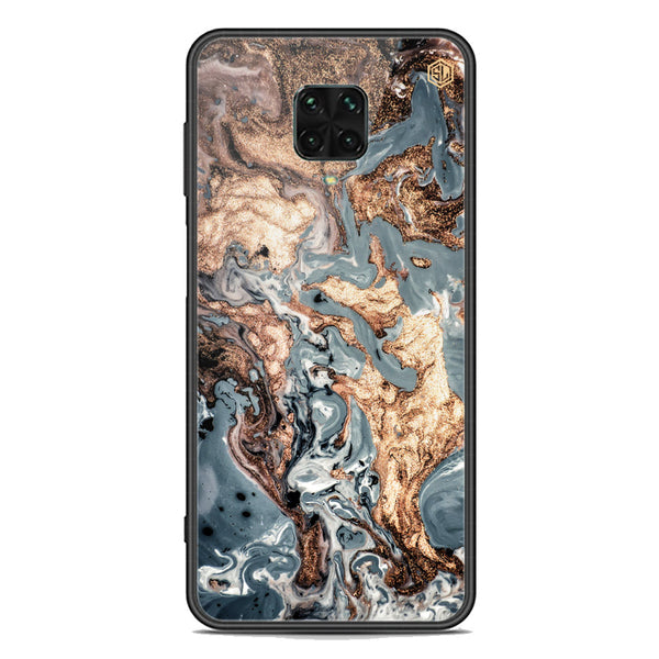 Marble Series Soft Phone Case - Premium Glass Case - Design 5 - Xiaomi Redmi Note 9 Pro