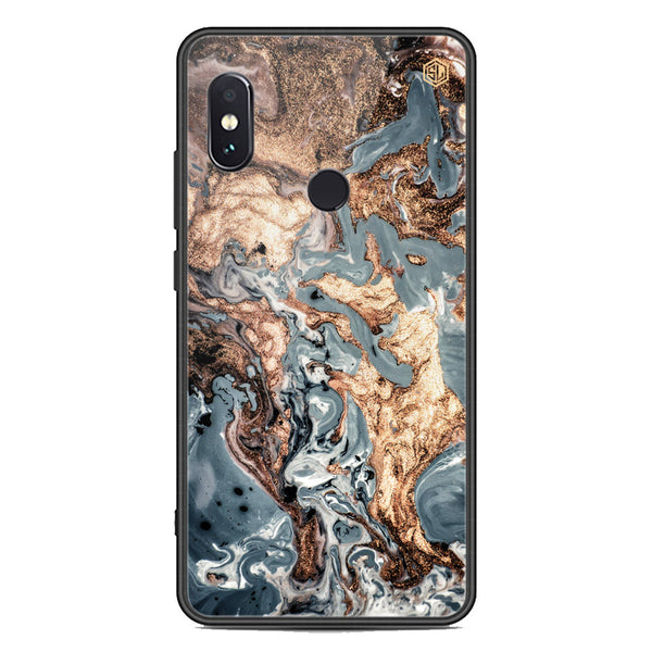 Marble Series Soft Phone Case - Premium Glass Case - Design 5 - Xiaomi Redmi Note 5 Pro