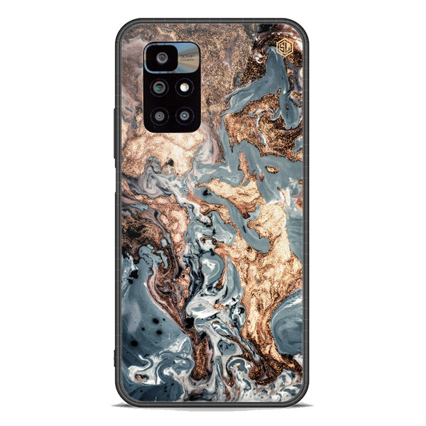 Marble Series Soft Phone Case - Premium Glass Case - Design 5 - Xiaomi Redmi 10 Prime