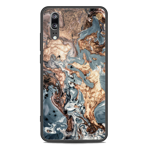 Marble Series Soft Phone Case - Premium Glass Case - Design 5 - Huawei P20