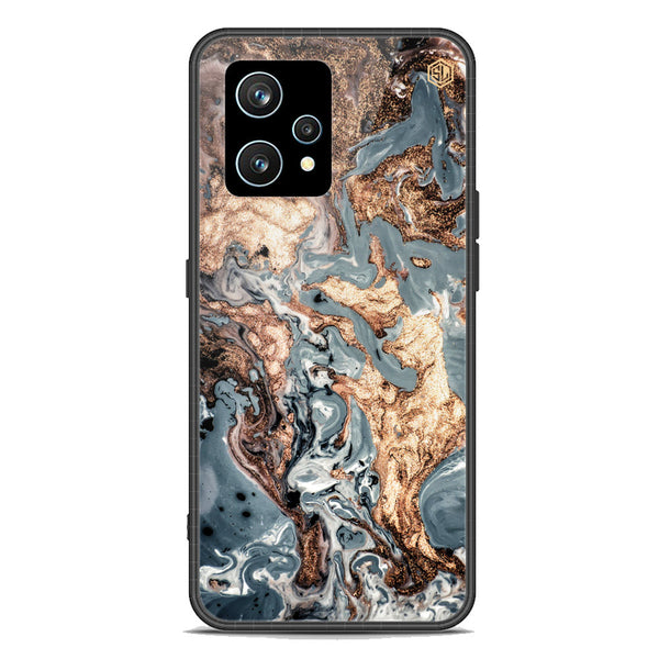 Marble Series Soft Phone Case - Premium Glass Case - Design 5 - Realme Narzo 50 Pro