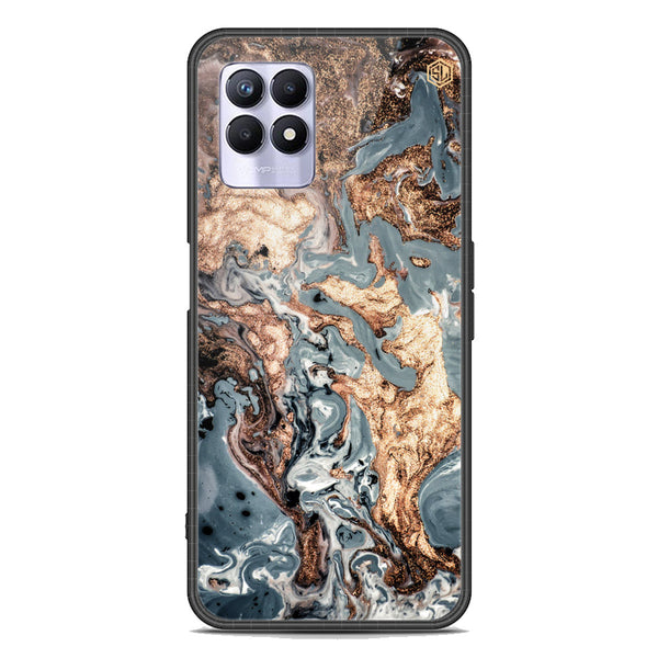 Marble Series Soft Phone Case - Premium Glass Case - Design 5 - Realme Narzo 50 4G