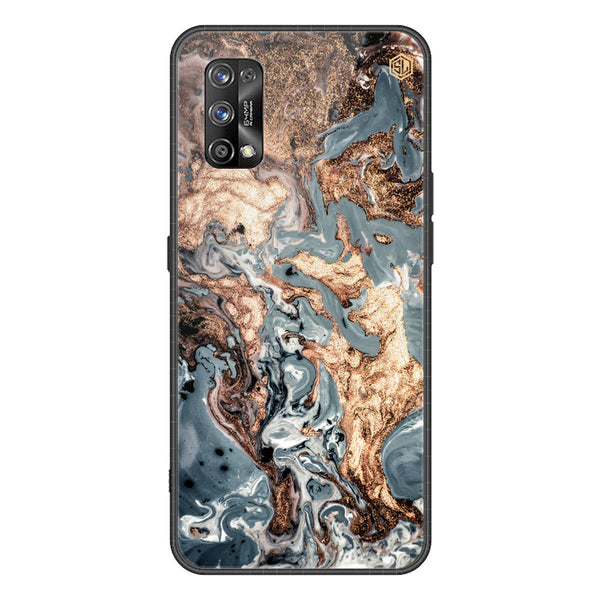 Marble Series Soft Phone Case - Premium Glass Case - Design 5 - Realme 7 Pro