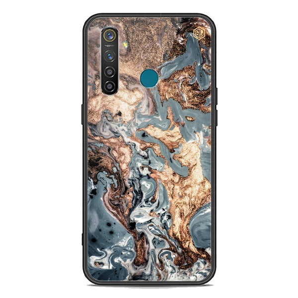 Marble Series Soft Phone Case - Premium Glass Case - Design 5 - Realme 5 Pro