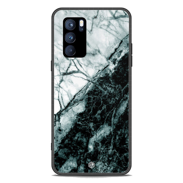 Marble Series Soft Phone Case - Premium Glass Case - Design 6 - Oppo Reno 6 Pro 5G