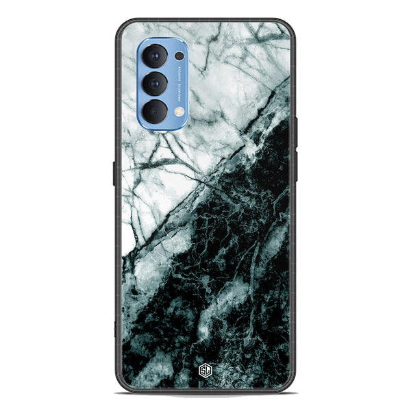 Marble Series Soft Phone Case - Premium Glass Case - Design 6 - Oppo Reno 4