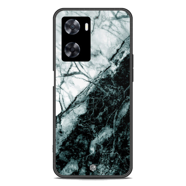 Marble Series Soft Phone Case - Premium Glass Case - Design 6 - Oppo A77s