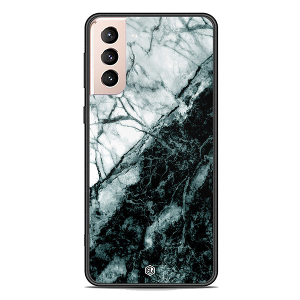 Marble Series Soft Phone Case - Premium Glass Case - Design 6 - Samsung Galaxy S21 Plus 5G