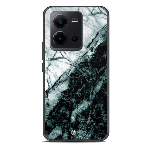 Marble Series Soft Phone Case - Premium Glass Case - Design 6 - Vivo V25 5G