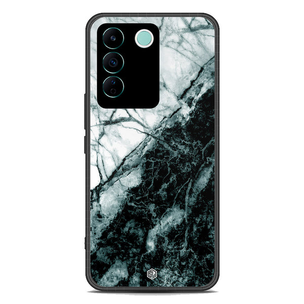 Marble Series Soft Phone Case - Premium Glass Case - Design 6 - Vivo S16e