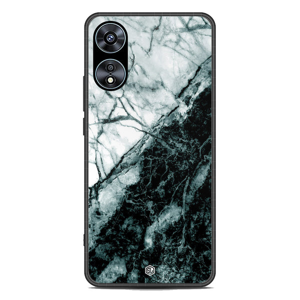 Marble Series Soft Phone Case - Premium Glass Case - Design 6 - Oppo A58 4G