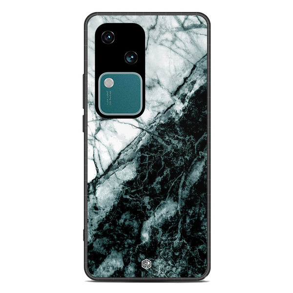 Marble Series Soft Phone Case - Premium Glass Case - Design 6 - Vivo S18