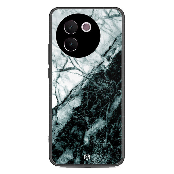 Marble Series Soft Phone Case - Premium Glass Case - Design 6 - Vivo V30e