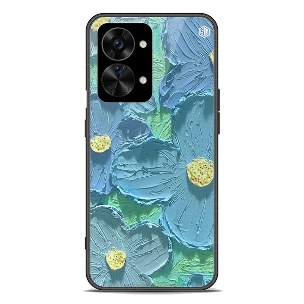 Floral Series Soft Phone Case - Premium Glass Case - Design 1 - OnePlus Nord 2T