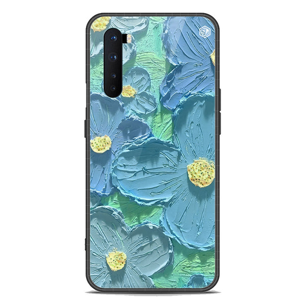 Floral Series Soft Phone Case - Premium Glass Case - Design 1 - OnePlus Nord