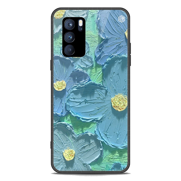 Floral Series Soft Phone Case - Premium Glass Case - Design 1 - Oppo Reno 6 Pro 5G