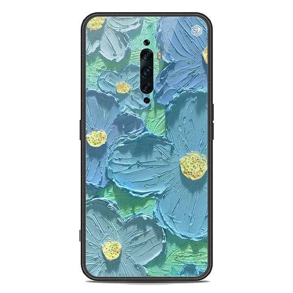 Floral Series Soft Phone Case - Premium Glass Case - Design 1 - Oppo Reno 2F