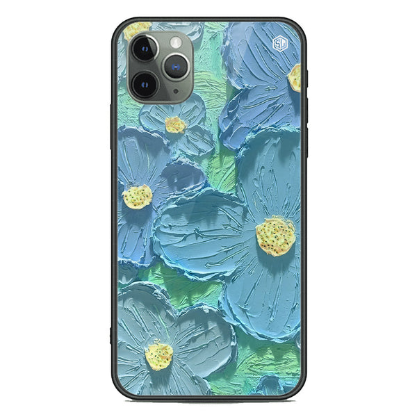 Floral Series Soft Phone Case - Premium Glass Case - Design 1 - iPhone 11 Pro Max