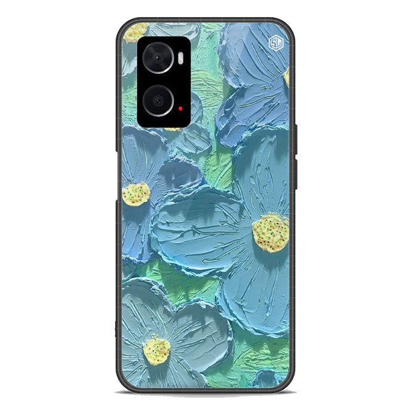 Floral Series Soft Phone Case - Premium Glass Case - Design 1 - Oppo K10 5G