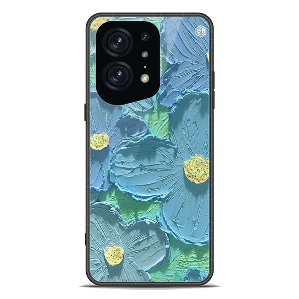 Floral Series Soft Phone Case - Premium Glass Case - Design 1 - Oppo Find X5 Pro