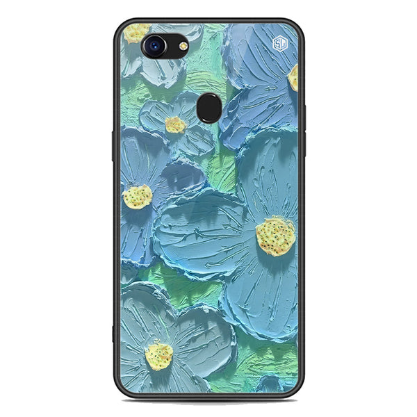 Floral Series Soft Phone Case - Premium Glass Case - Design 1 - Oppo F5