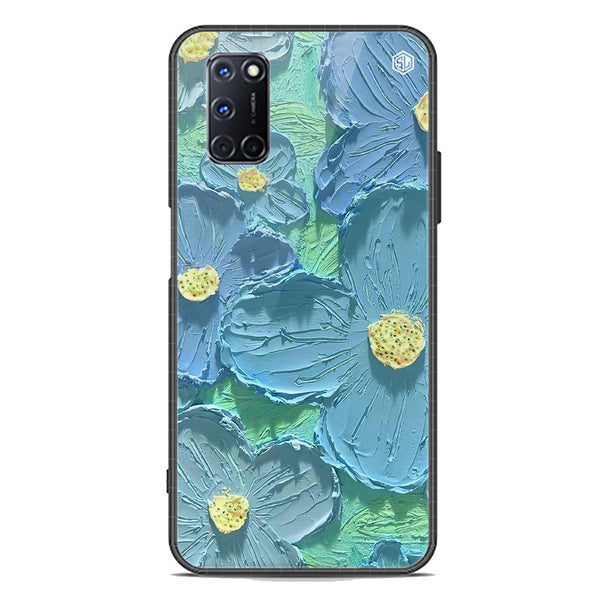 Floral Series Soft Phone Case - Premium Glass Case - Design 1 - Oppo A92