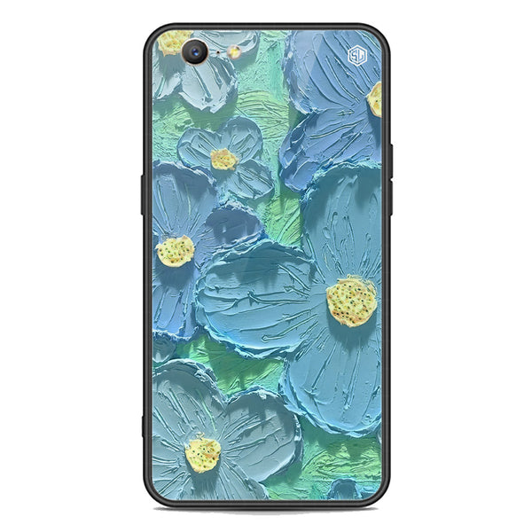 Floral Series Soft Phone Case - Premium Glass Case - Design 1 - Oppo A57