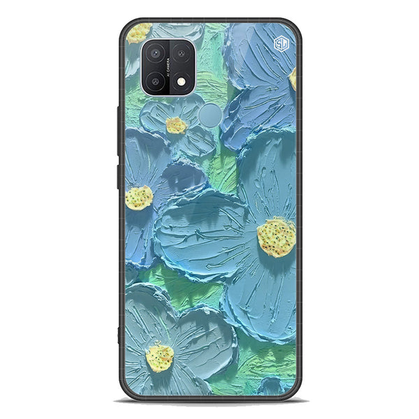 Floral Series Soft Phone Case - Premium Glass Case - Design 1 - Oppo A35