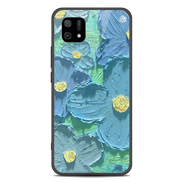 Floral Series Soft Phone Case - Premium Glass Case - Design 1 - Oppo A16K