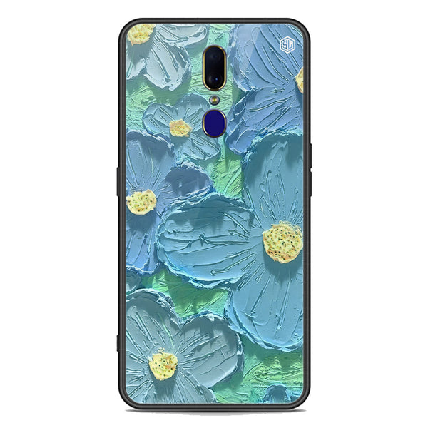 Floral Series Soft Phone Case - Premium Glass Case - Design 1 - Oppo A9 / A9x