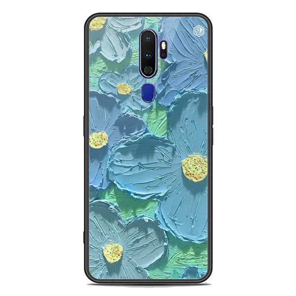 Floral Series Soft Phone Case - Premium Glass Case - Design 1 - Oppo A9 2020