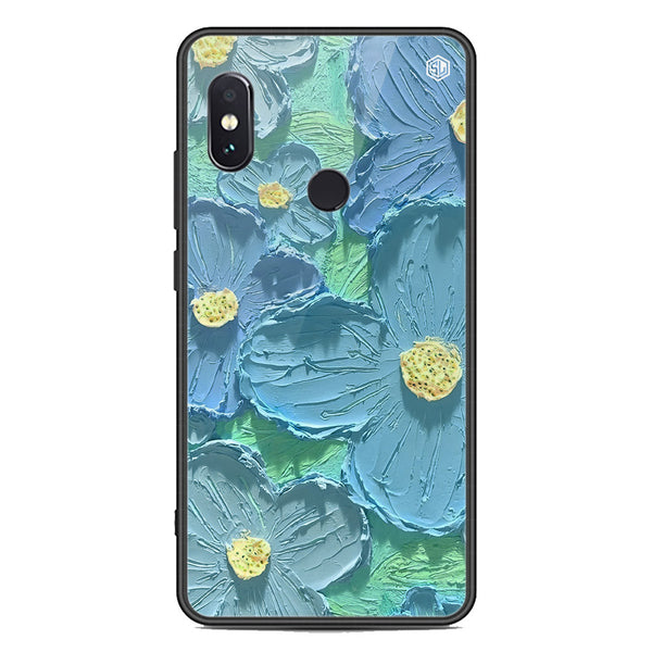 Floral Series Soft Phone Case - Premium Glass Case - Design 1 - Xiaomi Redmi Note 5 Pro