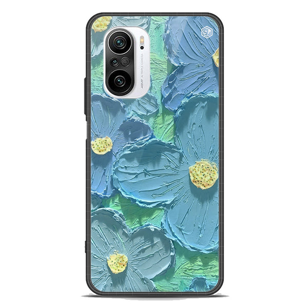 Floral Series Soft Phone Case - Premium Glass Case - Design 1 - Xiaomi Redmi K40 Pro